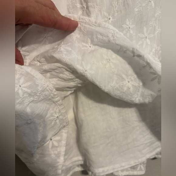 MINKPINK-Revolve White Sadie Broidery Mini Dress size XS - Picture 9 of 11